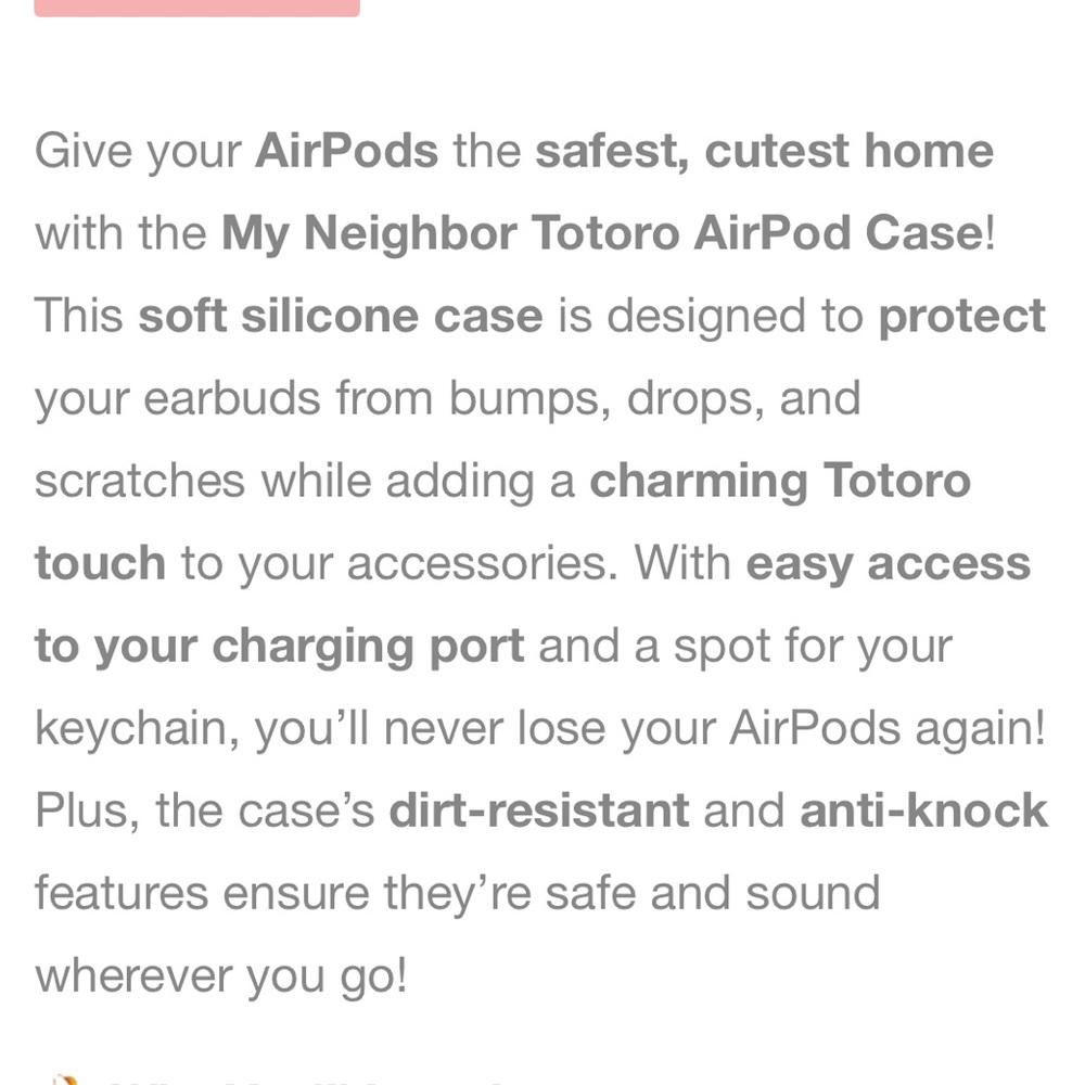 Totoro air pod case - Picture 4 of 9